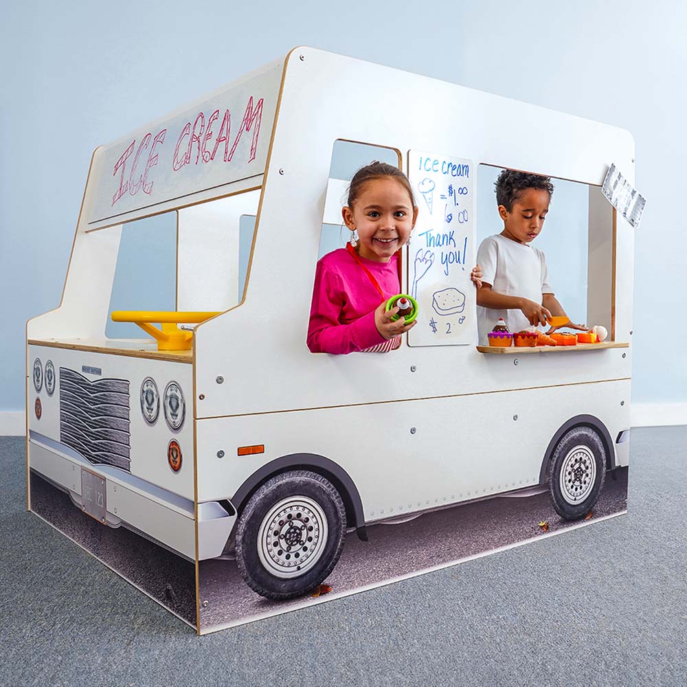 Whitney Brothers Imagination Truck Right Side with Children Inside
