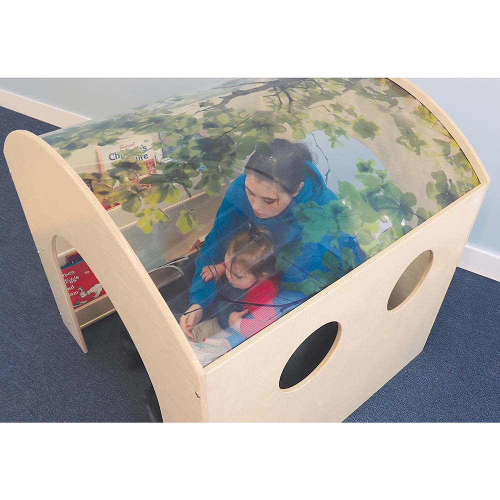 Whitney Brothers Nature Reading Haven Top View in Playroom Reading