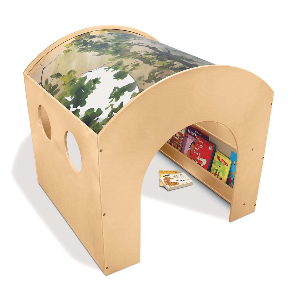 Whitney Brothers Nature Reading Haven at Angle with Books