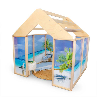 Whitney Brothers Nature View Play Beach House Interior View With Decor
