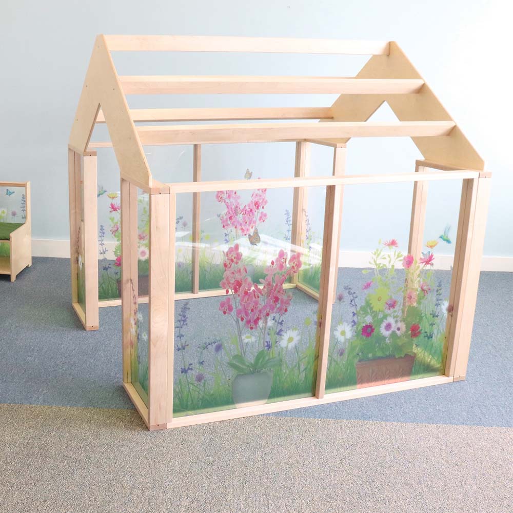 Whitney Brothers Nature View Play Greenhouse Side View