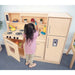 Whitney Brothers Play Kitchen Contemporary Kitchen Combo Natural with Child