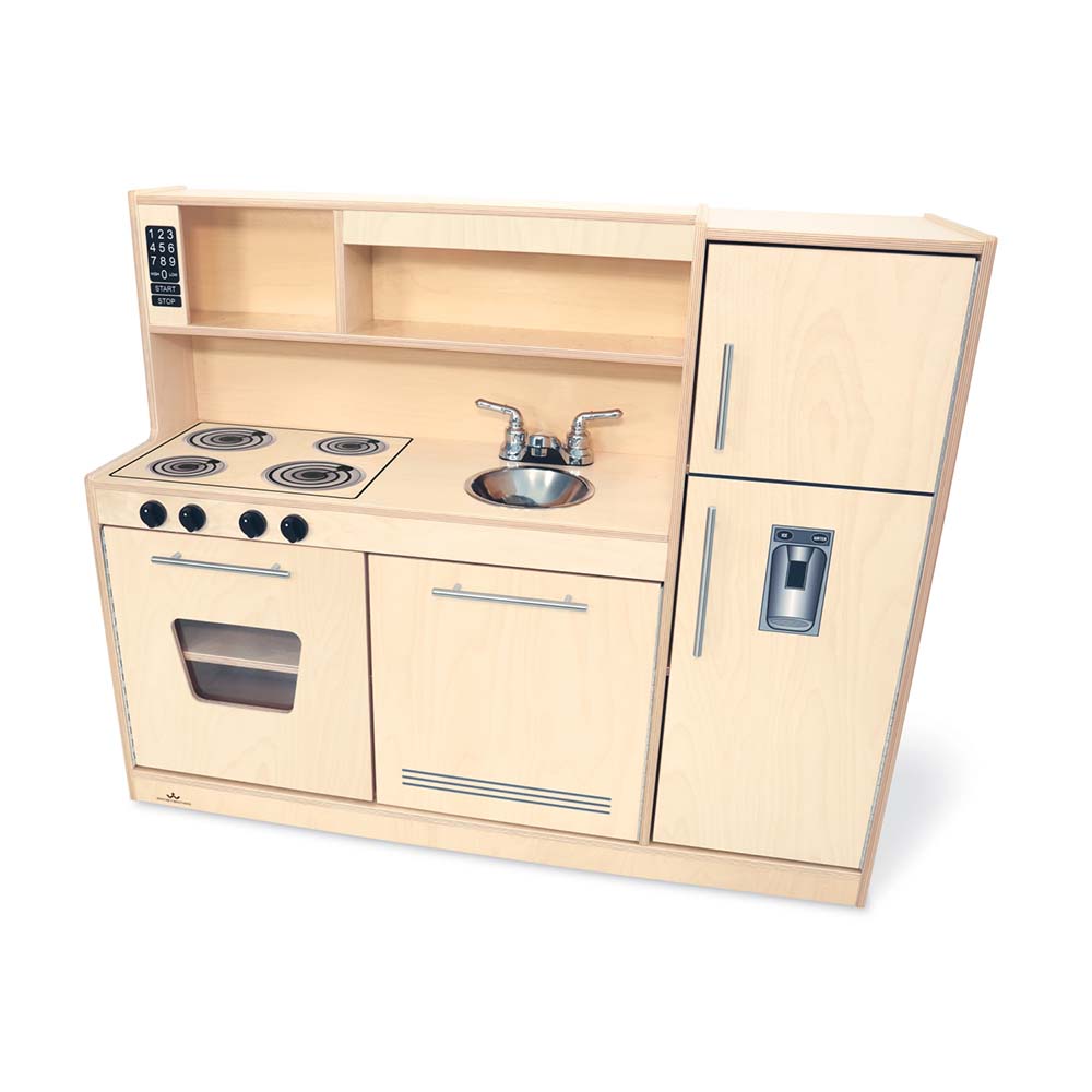 Whitney Brothers Play Kitchen Contemporary Kitchen Combo Natural