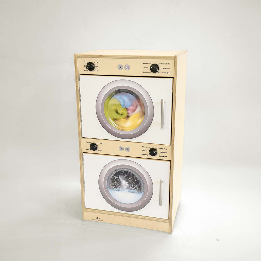 Whitney Brothers Play Kitchen Contemporary Kitchen Ensemble White Washer Dryer