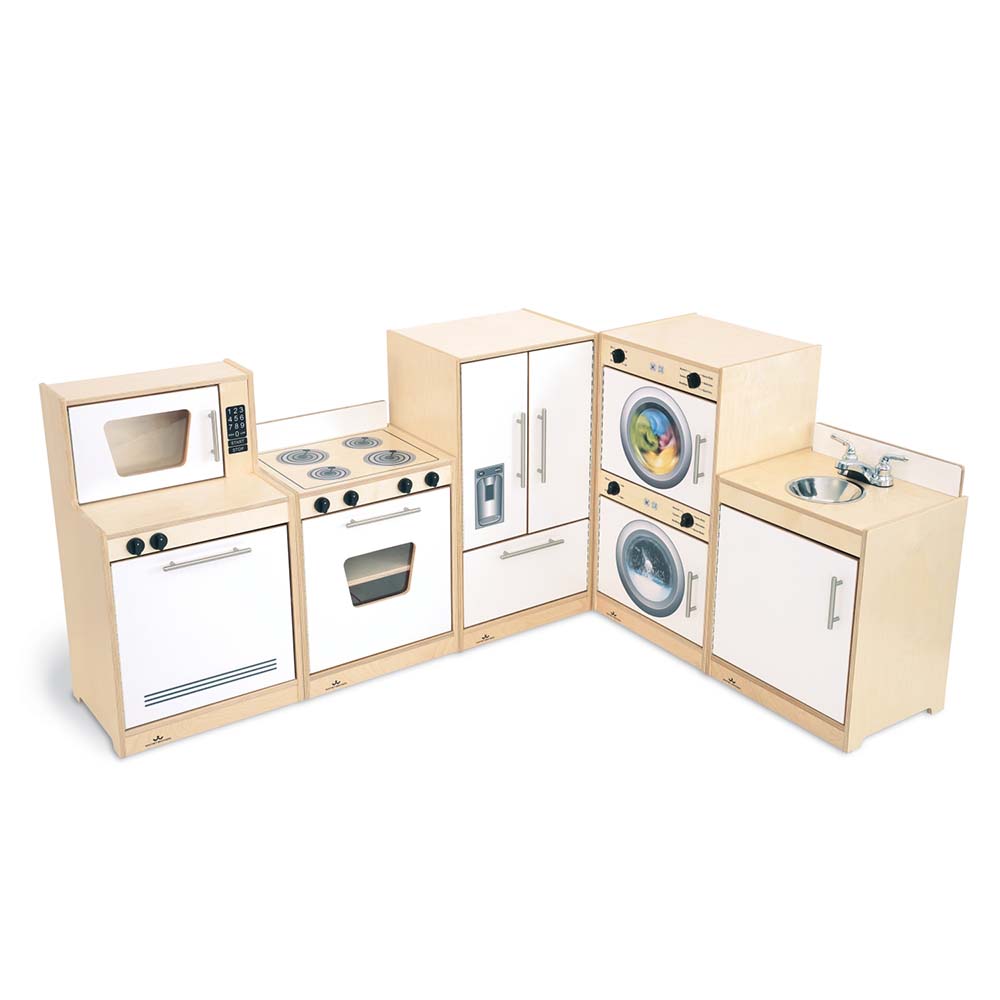Whitney Brothers Play Kitchen Contemporary Kitchen Ensemble White