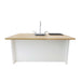 Whitney Brothers Play Kitchen Elevated Kitchen Island Breakfast Bar Back View
