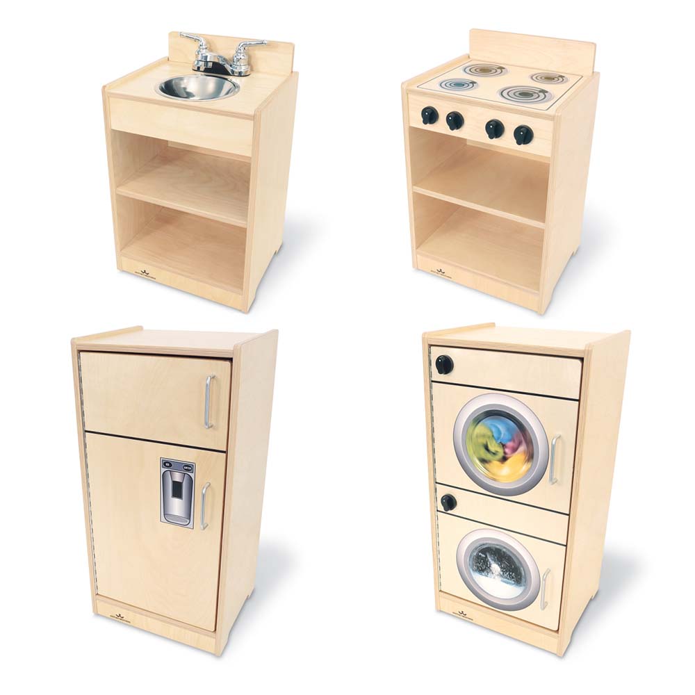 Whitney Brothers Play Kitchen Ensemble Natural Appliances