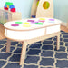 Whitney Brothers Sensory Radiant LED Light Table in Playroom with Accessories