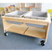Whitney Brothers Two Tub Sand and Water Table in Playroom