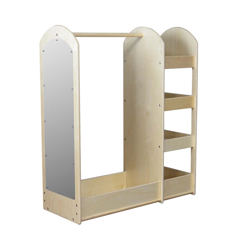 Wood Designs Contender See and Store Dress-Up Unit Angled