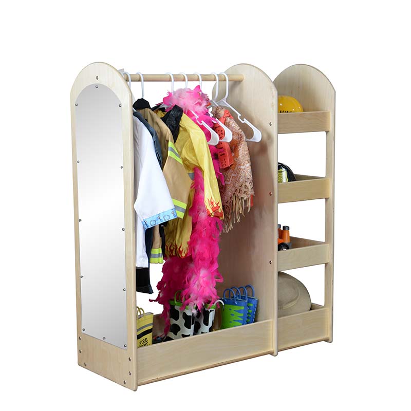 Wood Designs Contender See and Store Dress-Up Unit with Clothes