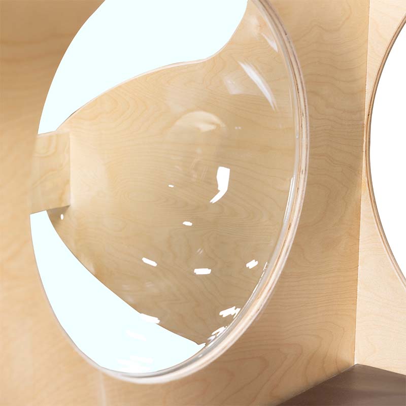 Wood Designs Plane Reading and Play Cube Window