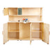 Wood Designs Play Kitchen 5-in-1 Kitchen Center Shelves Open