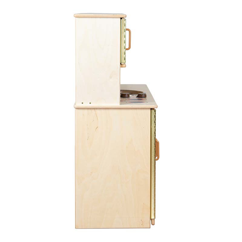 Wood Designs Play Kitchen 5-in-1 Kitchen Center Side View