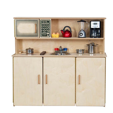 Wood Designs Play Kitchen 5-in-1 Kitchen Center with Accessories