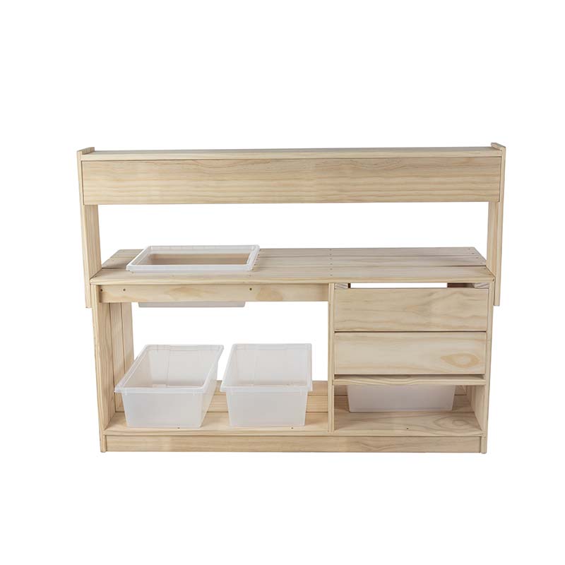 Wood Designs Play Kitchen Outdoor Kitchen Back View