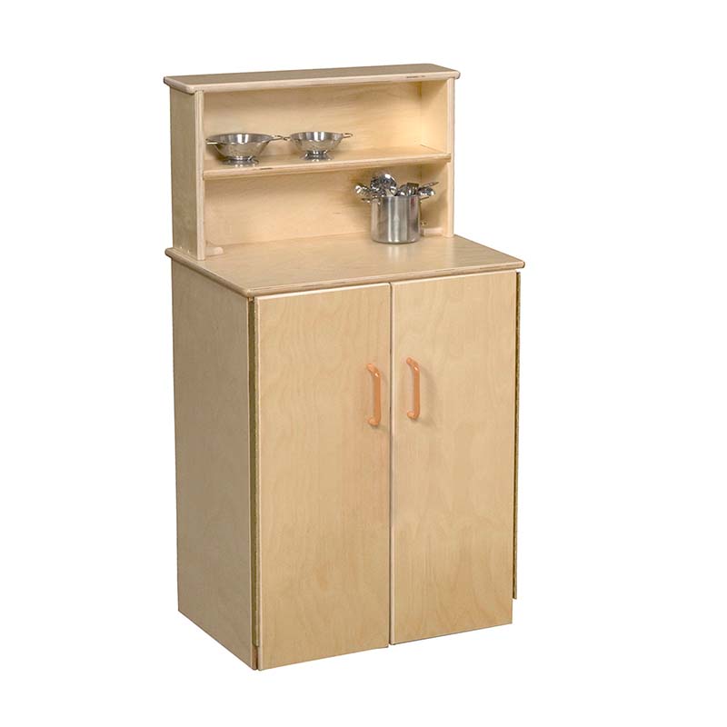 Wood Designs Play Kitchen Set of 4 School Age Appliances Cupboard