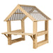 Wood Designs Playhouse Outdoor Garden Center Angle
