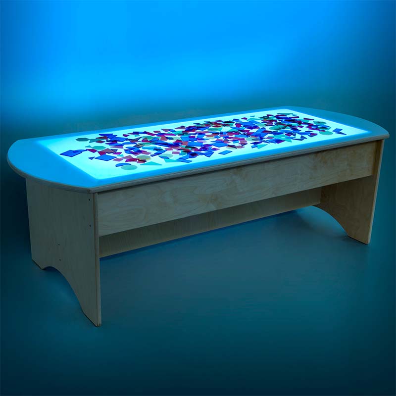 Wood Designs Sensory Play Brilliant Light Table Blue Light