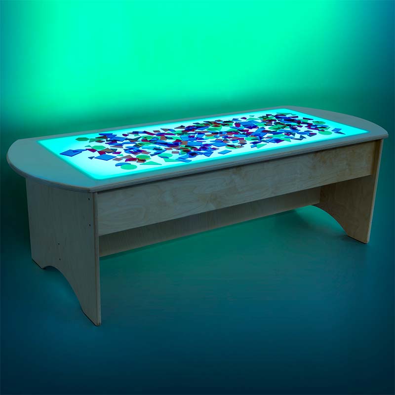 Wood Designs Sensory Play Brilliant Light Table Green Light